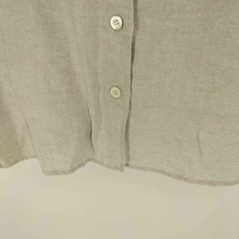 アニエスベー agnes b. CHEMISE リネンブラウス レディース FR:38