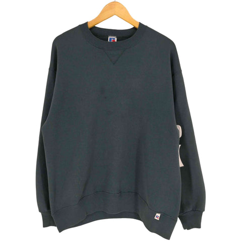 ラッセルアスレチック RUSSELL ATHLETIC 90s USA製 フロントVガゼット クルーネックスウェット メンズ JPN:L