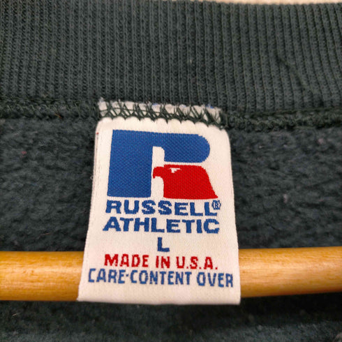 ラッセルアスレチック RUSSELL ATHLETIC 90s USA製 フロントVガゼット クルーネックスウェット メンズ JPN:L