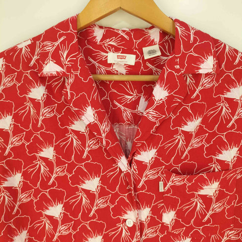 リーバイス Levis 花柄プリント レーヨンアロハシャツ レディース import:XS