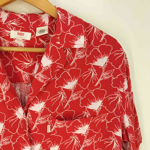 リーバイス Levis 花柄プリント レーヨンアロハシャツ レディース import:XS