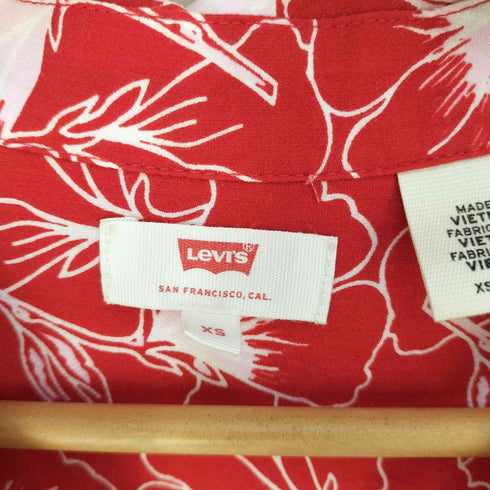 リーバイス Levis 花柄プリント レーヨンアロハシャツ レディース import:XS