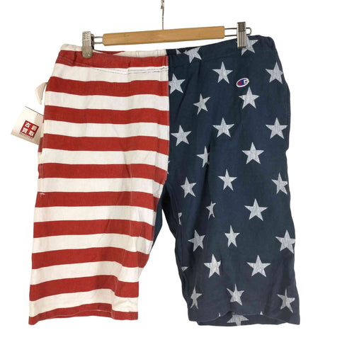チャンピオン Champion REVERSE WEAVE 星条旗 スウェット ショートパンツ メンズ JPN:XL
