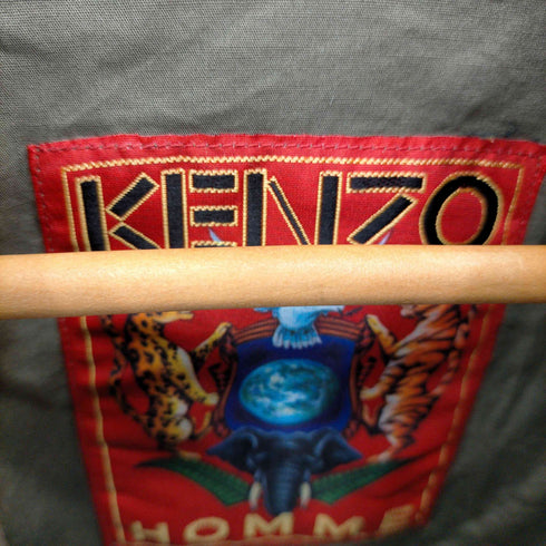 ケンゾーオム KENZO HOMME 90S ストライプデザインウール4ポケカバーオール メンズ FREE
