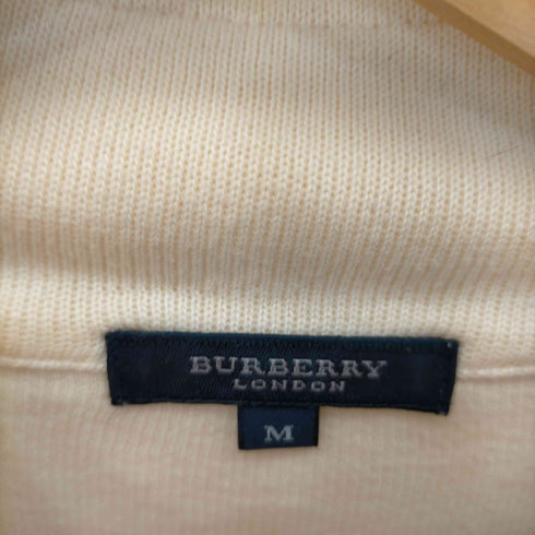 バーバリーロンドン BURBERRY LONDON ハーフジップコットンニット メンズ import:M