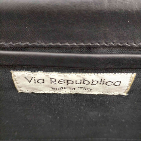 VIA REPUBBLICA イタリア製 レザーハンドバッグ レディース