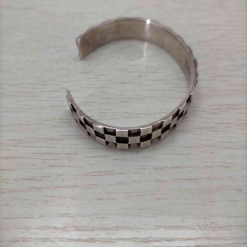 タケオキクチ TAKEO KIKUCHI 925 市松模様 バングル メンズ