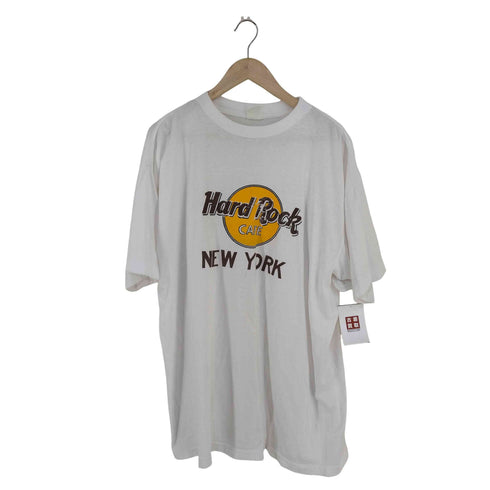 ハードロックカフェ Hard Rock Cafe シングルステッチ 企業ロゴ クルーネックTシャツ NEW YORK メンズ