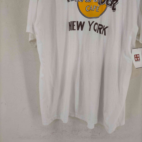 ハードロックカフェ Hard Rock Cafe シングルステッチ 企業ロゴ クルーネックTシャツ NEW YORK メンズ