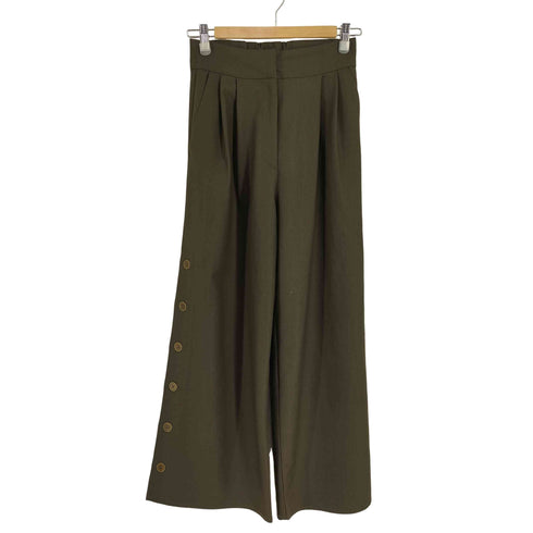 RANCLIC hem button wide pants レディース FREE