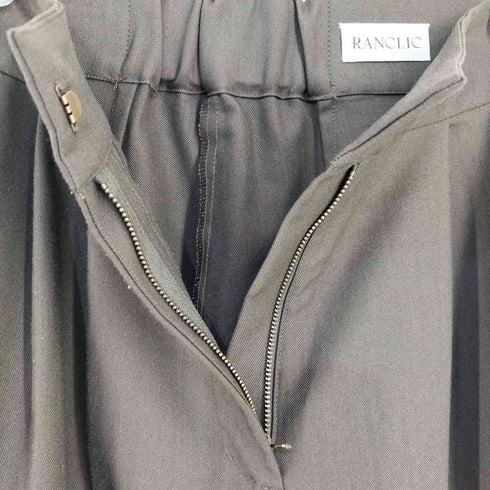 RANCLIC hem button wide pants レディース FREE