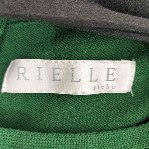 RIELLE riche ノースリーブニットワンピース レディース