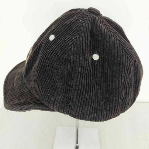 Clef Corduroy B.CAP ロゴ刺繍 6パネルコーデュロイキャップ メンズ