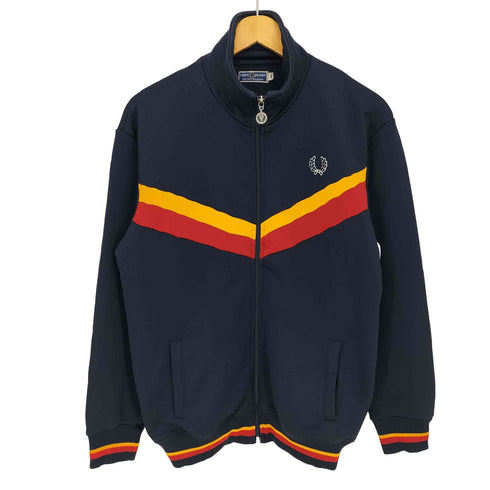 フレッドペリー FRED PERRY 80s 復刻 ロゴ刺繍 マルチカラー トラックジャケット メンズ import:S