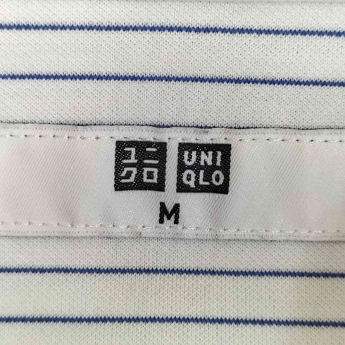 ユニクロ UNIQLO ノンアイロンジャージーストライプシャツ メンズ JPN:M