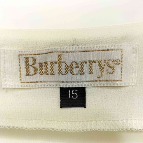 バーバリーズ BURBERRYS パールボタン レース ショートスリーブブラウス レディース JPN:15号