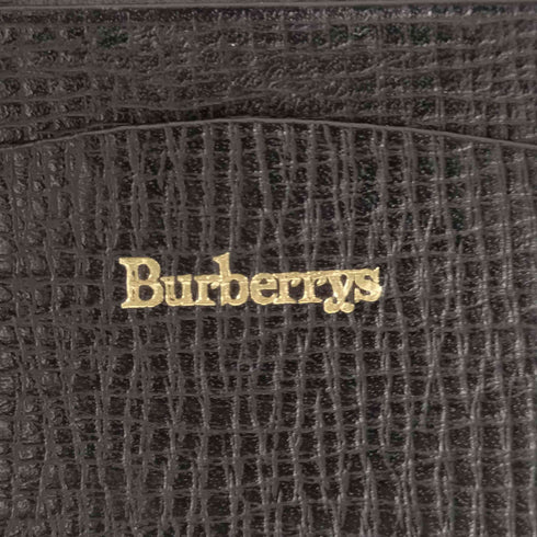 バーバリーズ BURBERRYS ロゴ型押し 名刺入れ メンズ