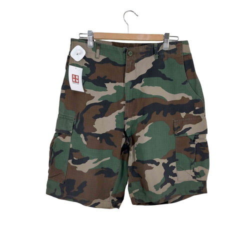 キャブクロージング cab clothing コットンリップストップ コンバットカモフラショーツ SCOVILL ZIPPER HOT WEATHER メンズ 84to91cm
