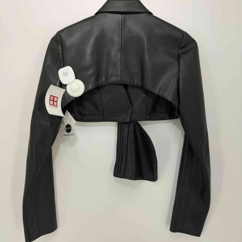 ケモノ KEMONO SHORT JACKET フェイクレザー ショートジャケット レディース FREE