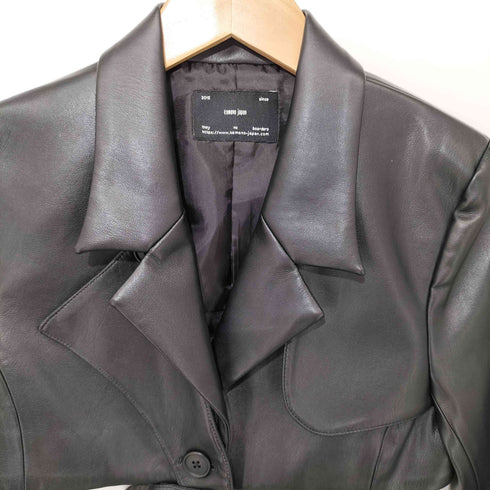 ケモノ KEMONO SHORT JACKET フェイクレザー ショートジャケット レディース FREE