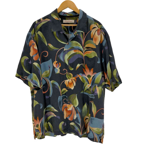 トミーバハマ Tommy Bahama シルクアロハシャツ メンズ JPN:XL