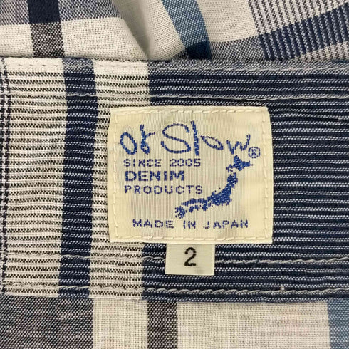 オアスロウ orSlow ノーカラー スリーピングシャツ メンズ JPN:2