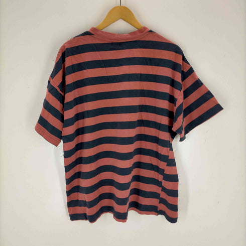 ゲス GUESS USA製 ボーダー刺繍 モックネックカットソー メンズ JPN:XL