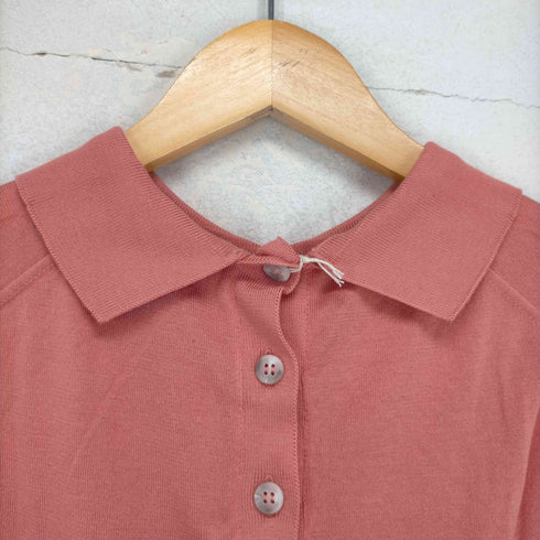 ジョンスメドレー JOHN SMEDLEY 24ss Sleeveless Shirt CORAL レディース JPN:S