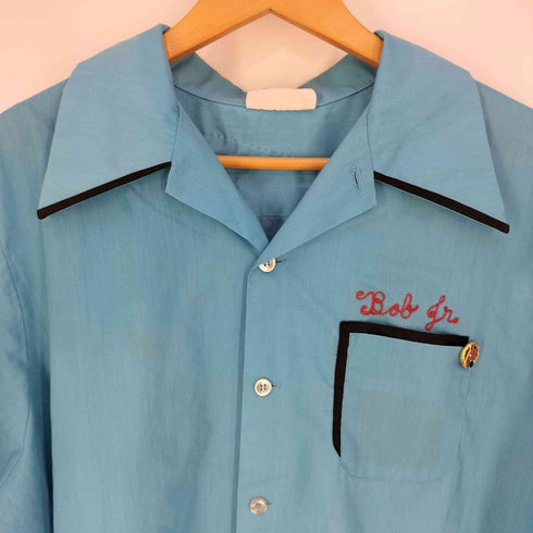 キングルイ King louie 70s パッチ ボーリングシャツ メンズ import:L