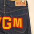 アベイシングエイプ BAPE by A BATHING APE CITY WGM SHARK DENIM PANT シャーク刺繍 デニムパンツ メンズ JPN:L