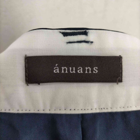 アニュアンス anuans グロスサテンツータックワイドパンツ レディース JPN:M