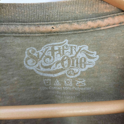SIX FIFTY ONE プリント バンドTシャツ メンズ