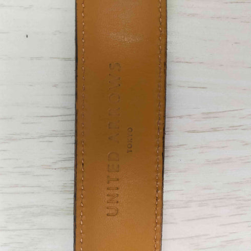 ユナイテッドアローズ UNITED ARROWS FRENCH CALF レザーベルト メンズ 34/35