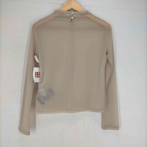 アニュアンス anuans 24SS シアーロングスリーブプルオーバー レディース FREE