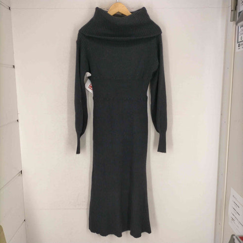 アニュアンス anuans 23AW オフショルナローニットワンピース レディース JPN:M