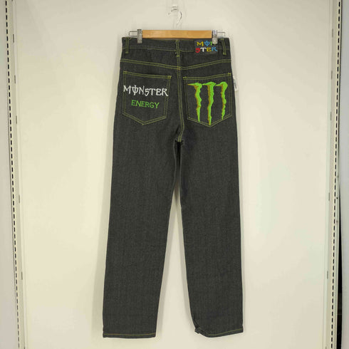 MONSTER ENERGY ロゴ刺繍 デニムパンツ メンズ 32