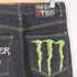 MONSTER ENERGY ロゴ刺繍 デニムパンツ メンズ 32
