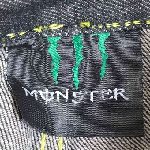 MONSTER ENERGY ロゴ刺繍 デニムパンツ メンズ 32