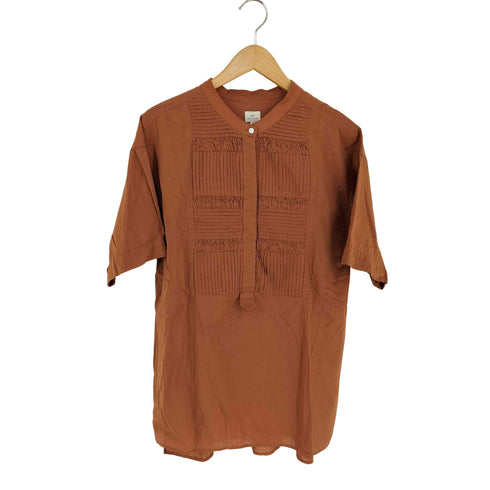 ユナイテッドアローズグリーンレーベルリラクシング UNITED ARROWS green label relaxing クラフト 5分袖 ブラウス レディース FREE