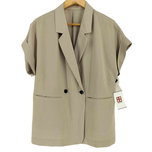 ユナイテッドアローズグリーンレーベルリラクシング UNITED ARROWS green label relaxing ICE フレンチスリーブ シャツ ジャケット レディース FREE