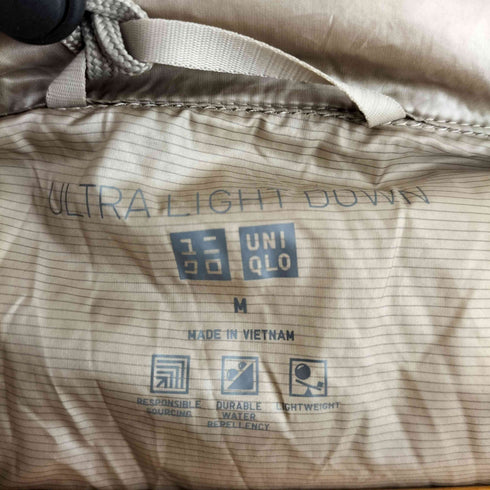 ユニクロ UNIQLO ウルトラライトダウンシャイニーボリュームジャケット レディース JPN:M