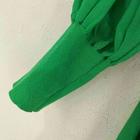 ユナイテッドアローズグリーンレーベルリラクシング UNITED ARROWS green label relaxing シアー ペプラム ニット カーディガン レディース FREE