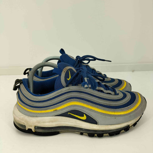 ナイキ NIKE AIR MAX 97 WOLF GREY/TOUR YELLOW-GYM BLUE ローカットスニーカー メンズ JPN:26