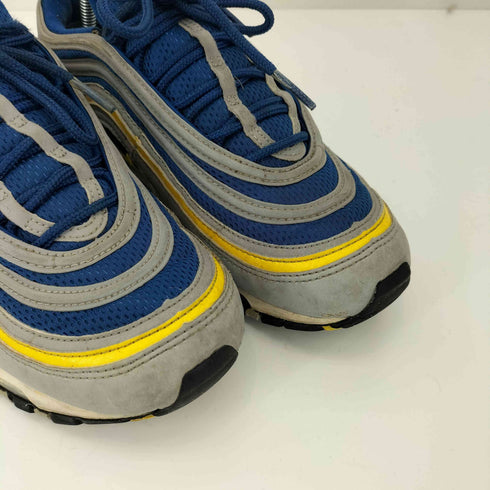 ナイキ NIKE AIR MAX 97 WOLF GREY/TOUR YELLOW-GYM BLUE ローカットスニーカー メンズ JPN:26