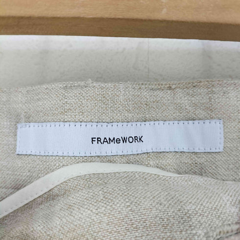 フレームワーク FRAMeWORK シルク混タックワイドバルーンパンツ レディース JPN:40