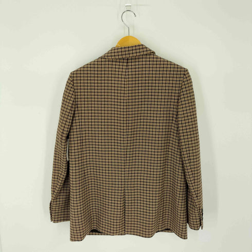 ザラ ZARA タータンチェックオーバーサイズテーラードジャケット レディース import:M