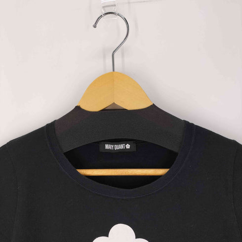 マリークワント MARY QUANT フロントロゴプリントカットソー フラワーロゴ レディース import:M