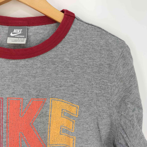 ナイキ NIKE マルチカラーロゴプリント リンガーTシャツ メンズ import:S