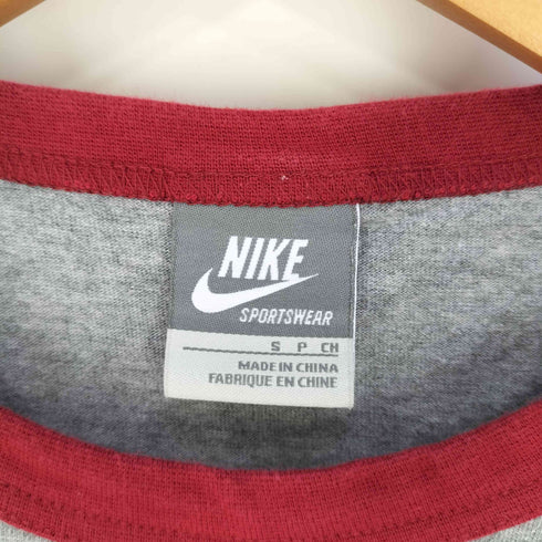 ナイキ NIKE マルチカラーロゴプリント リンガーTシャツ メンズ import:S