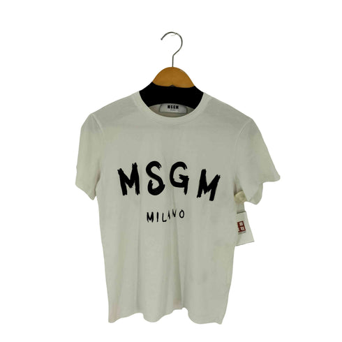 エムエスジーエム MSGM フロントロゴプリントカットソー レディース import:S